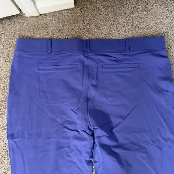 Betabrand Vibrant Blue Flare Pants - Picture 9 of 10